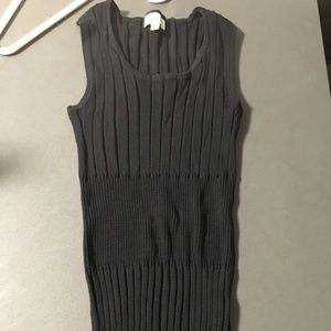 Black Viscose stretchy tank top - good for work